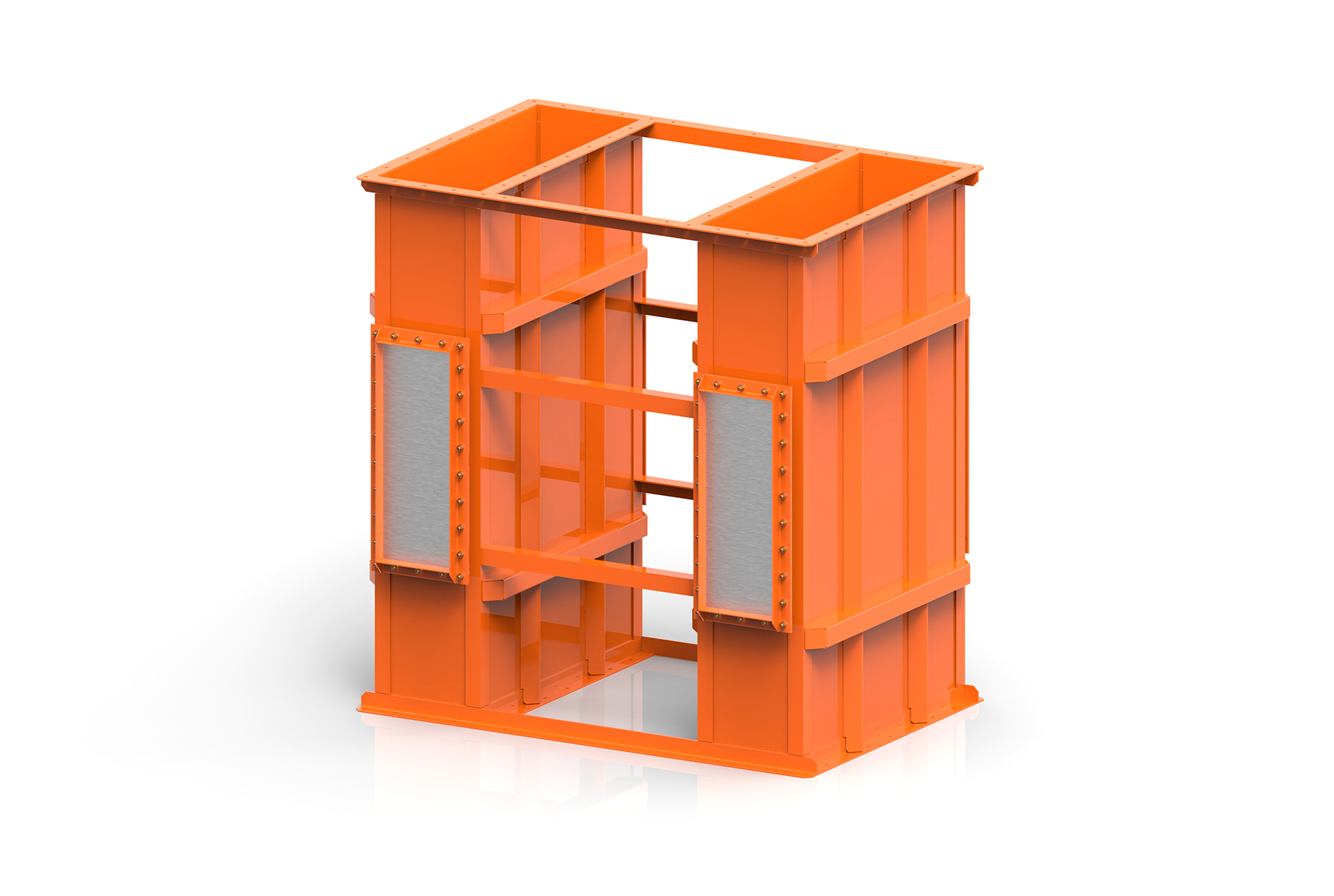 Janelas de inspeção e alívio de pressão